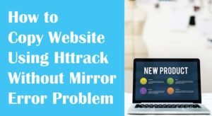 Httrack Without Mirror Error Problem