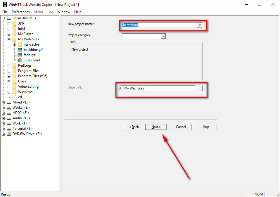 Httrack Without Mirror Error Problem